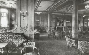 Salone di prima classe, RMS Titanic, 4 gennaio 1912